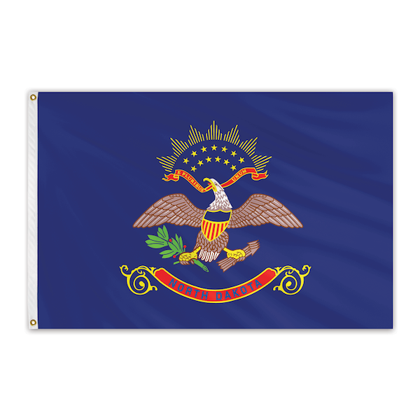 North Dakota Outdoor Nylon Flag 4'x6'